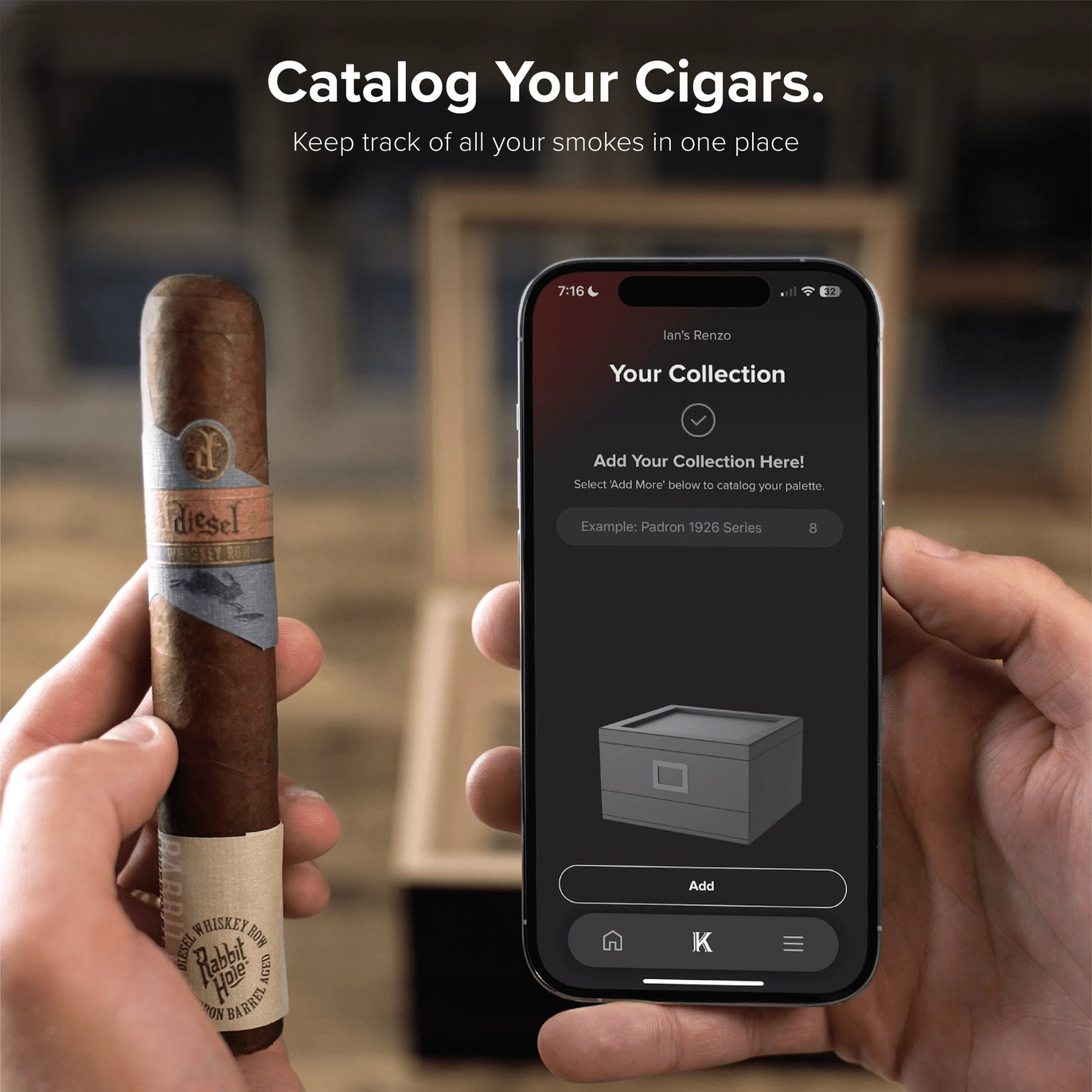 Klaro Valet – Smart Humidor Monitoring System.