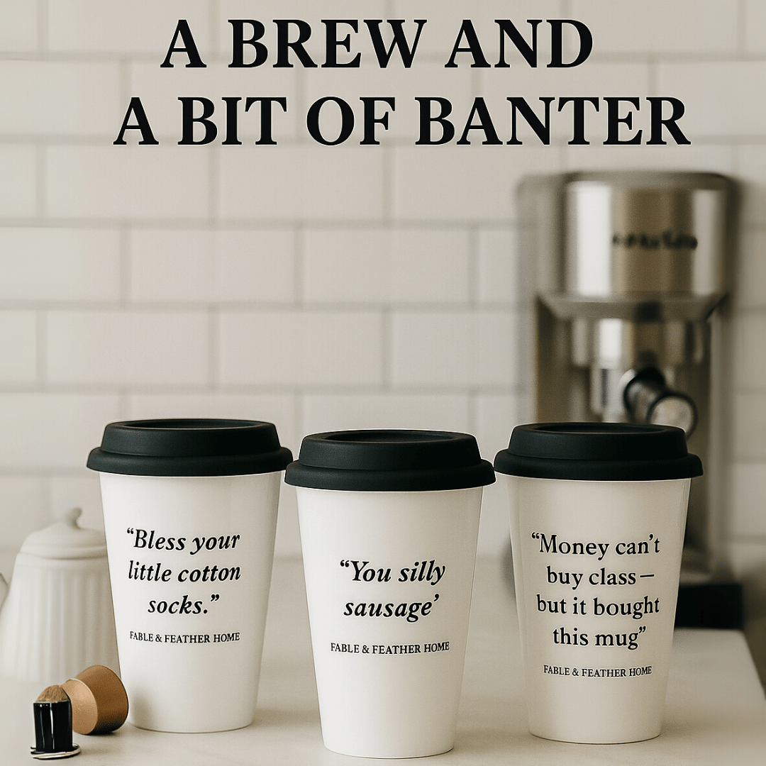 Reusable luxury coffee cup for travel or home use