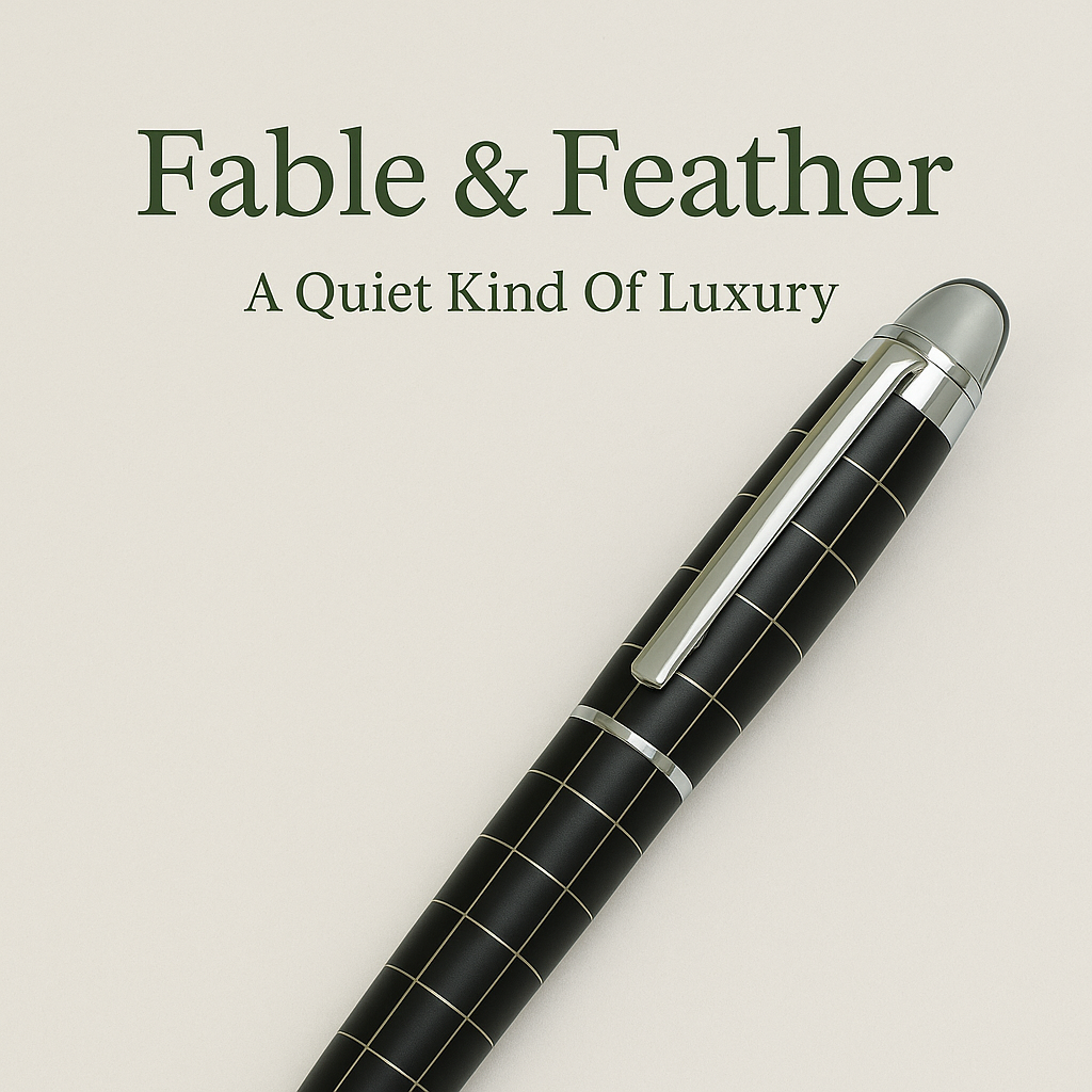 Luxury metal finish ballpoint pen, eco-friendly refillable twist-action pen, premium writing instrument for professionals