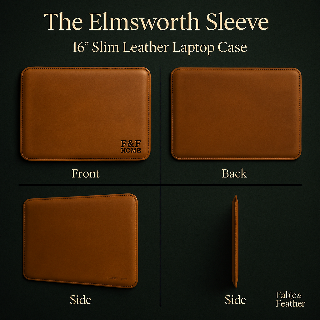 Vintage Leather Tech Sleeve The Elmsworth.