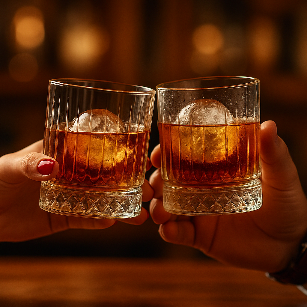 Luxury diamond base whiskey glass, 360ml old-fashioned tumbler for bourbon and cocktail enthusiasts