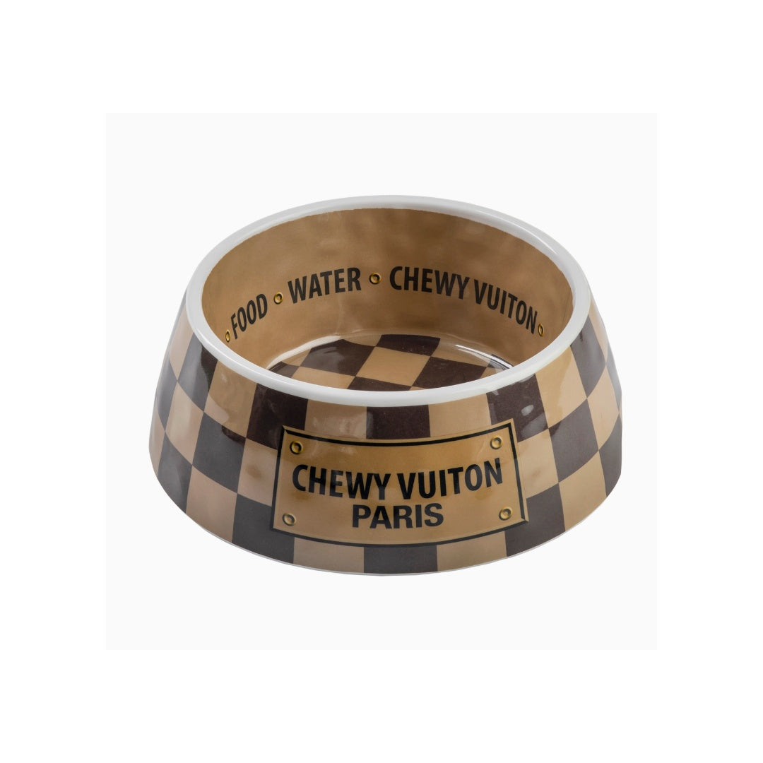 Non-slip luxury dog bowl for food and water – couture petware design