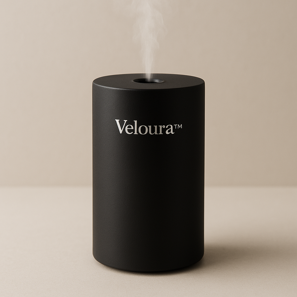 Luxury portable cold-air diffuser, mini rechargeable waterless aroma diffuser for car and travel comfort