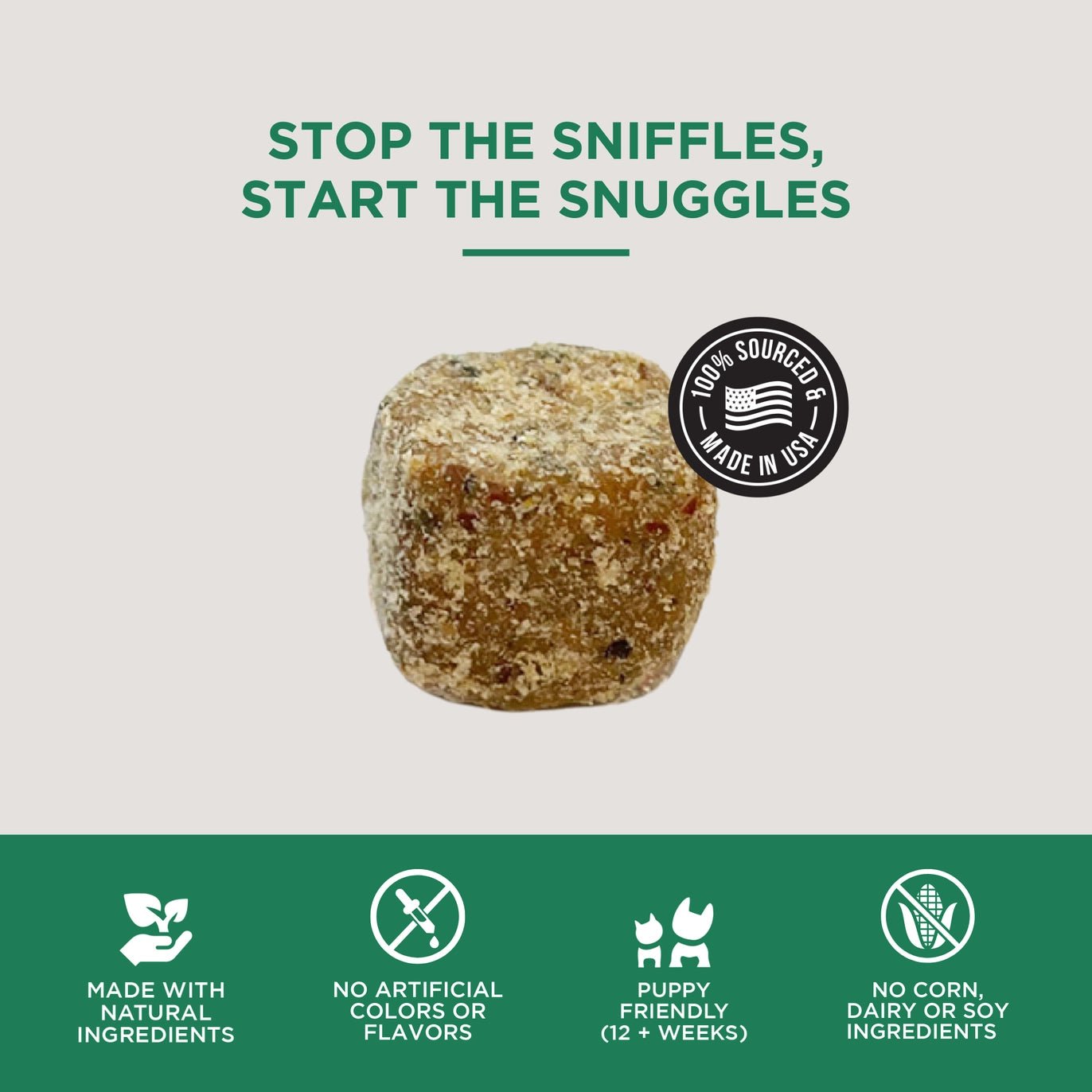 Natural Allergy relief with Natural Rapport Allergy Soft Chews for effective and gentle allergy support.