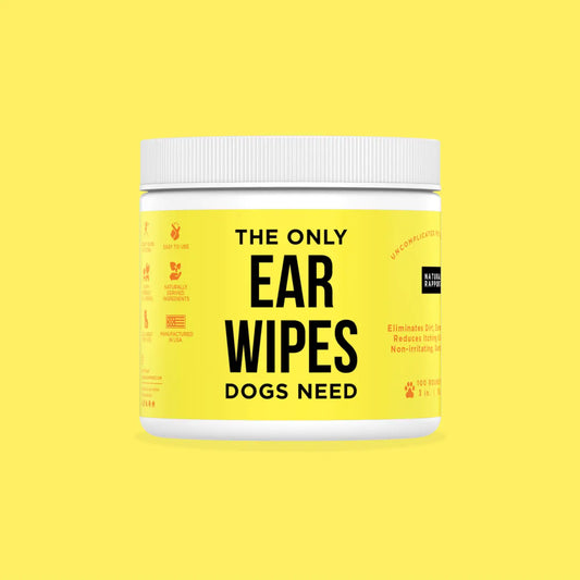 Natural ear wipes that are alcohol free, moisturize and soothe for gentle and effective ear care