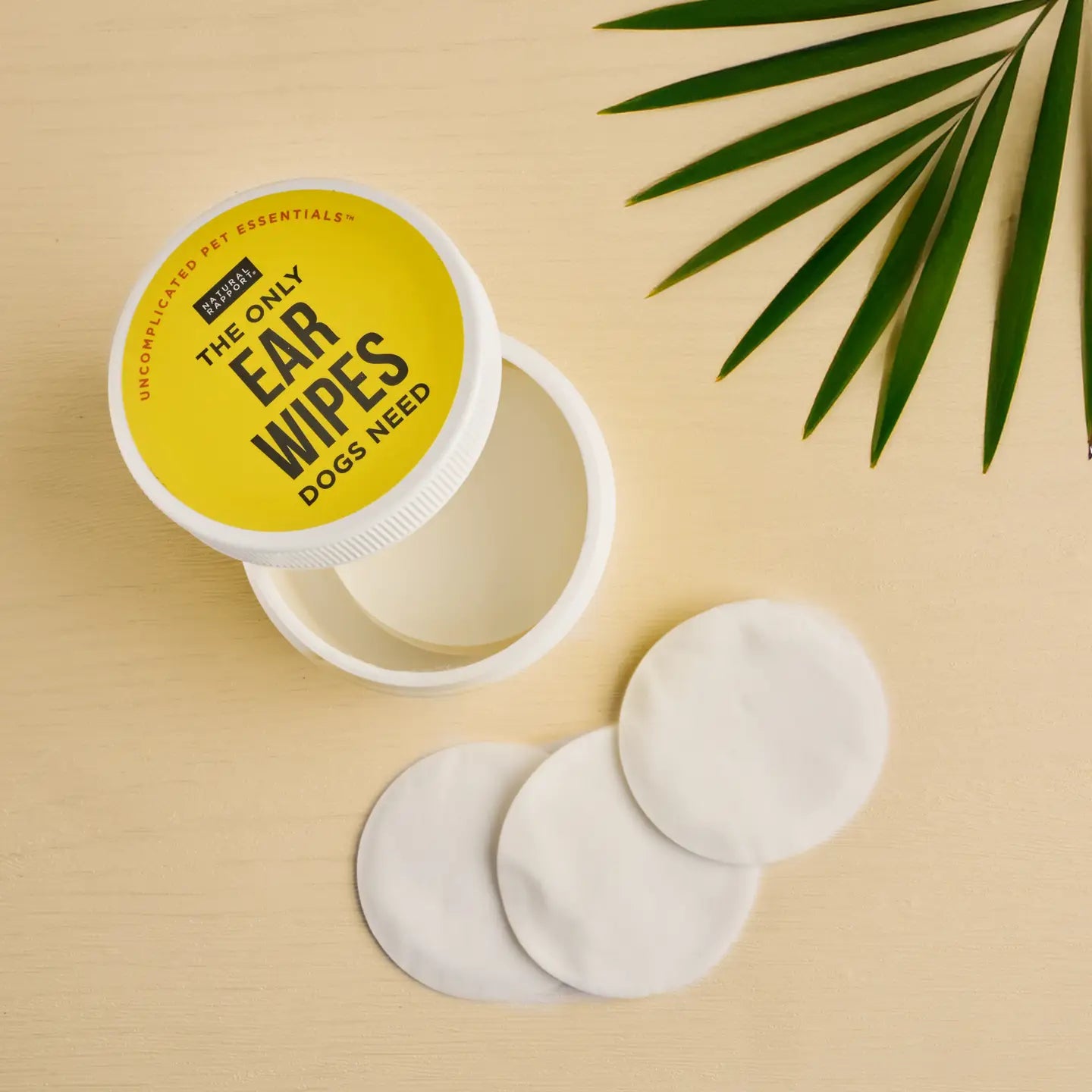 Natural ear wipes that are alcohol free, moisturize and soothe for gentle and effective ear care