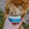 Paw balm and nose balm, safe non-toxic formula, fragrance-free, lick-safe to hydrate and soothe pets effectively