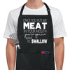 Funny adjustable cotton apron featuring witty quote, ideal novelty kitchen gift for cooks and bakers