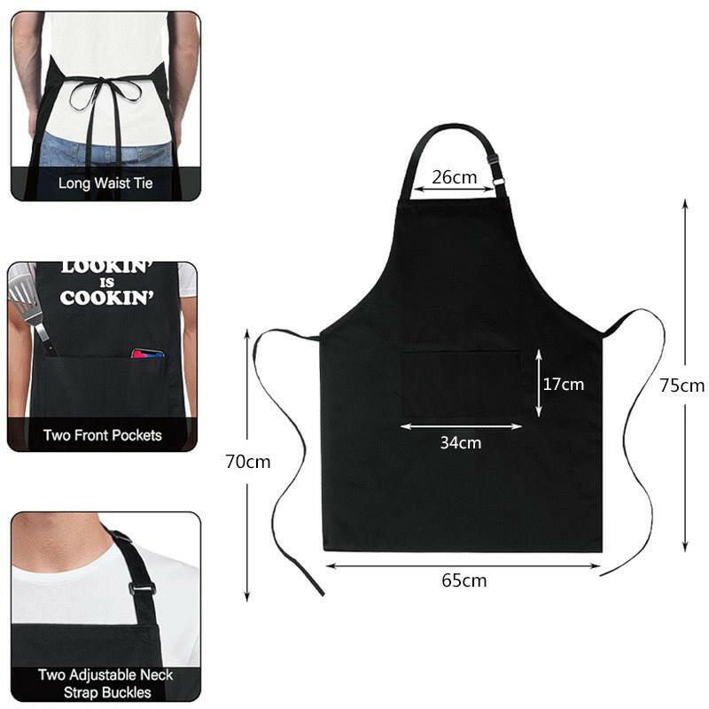 Funny adjustable cotton apron featuring witty quote, ideal novelty kitchen gift for cooks and bakers