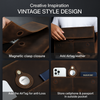 The Vintage Tech Sleeve – Leather, AirTag Slot.
