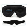 Bluetooth blackout eye mask with wireless audio, a modern luxury sleep accessory for peaceful rest