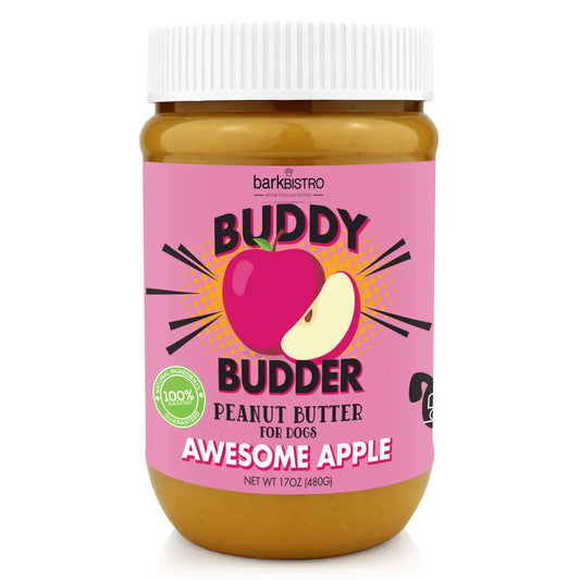 Buddy Budder Dog Peanut Butter – Awesome Apple (480g).