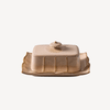 Elegant French vintage butter keeper crock, ceramic rustic kitchenware, farmhouse style butter holder