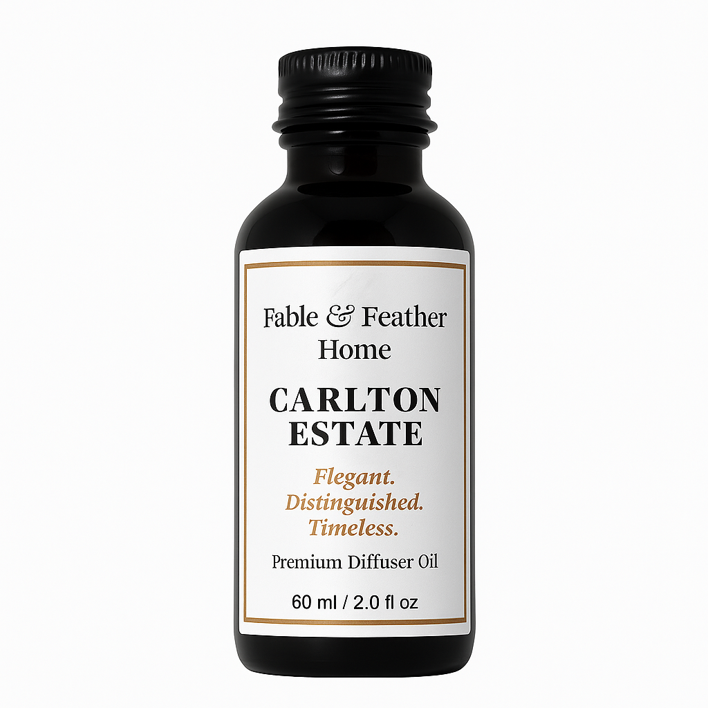 Carlton Estate luxury hotel-inspired diffuser oil by Fable & Feather Home
