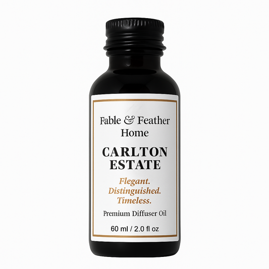 Carlton Estate luxury hotel-inspired diffuser oil by Fable & Feather Home