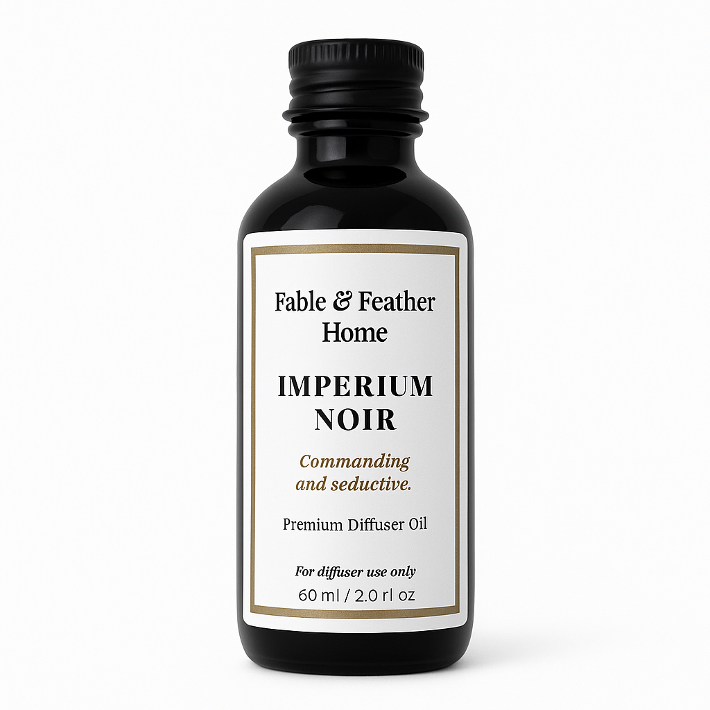 Black 60ml Bottle Imperium Noir 60ml cologne-inspired diffuser oil