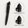 Durable tactical pen with emergency glass breaker, perfect for survival and self-defense in everyday carry
