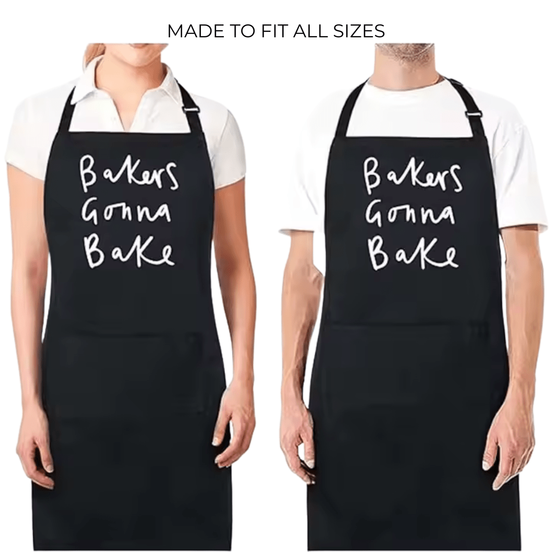 Funny adjustable cotton apron featuring witty quote, ideal novelty kitchen gift for cooks and bakers