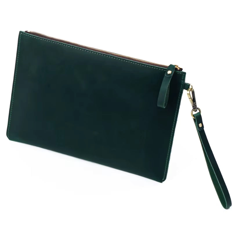 Full-Grain Leather Document Holder.