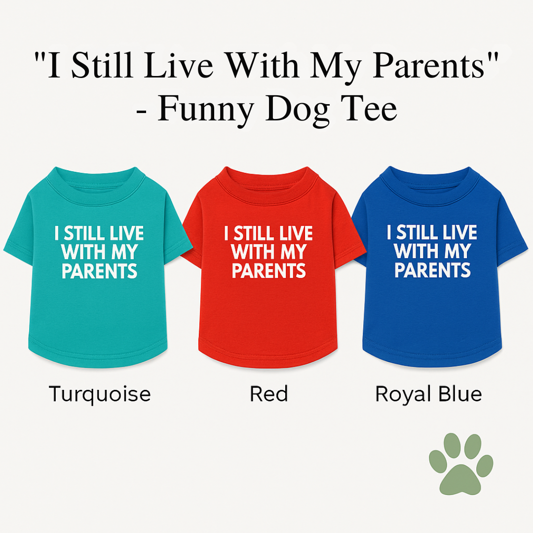 Funny dog t-shirt for small and medium dogs – lightweight cotton blend