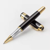 Imperial Onyx luxury rollerball pen in black and gold, executive gift pen for professionals and collectors