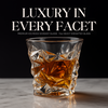 Diamond-Cut Rock Glass – 11oz Heavy Weighted.