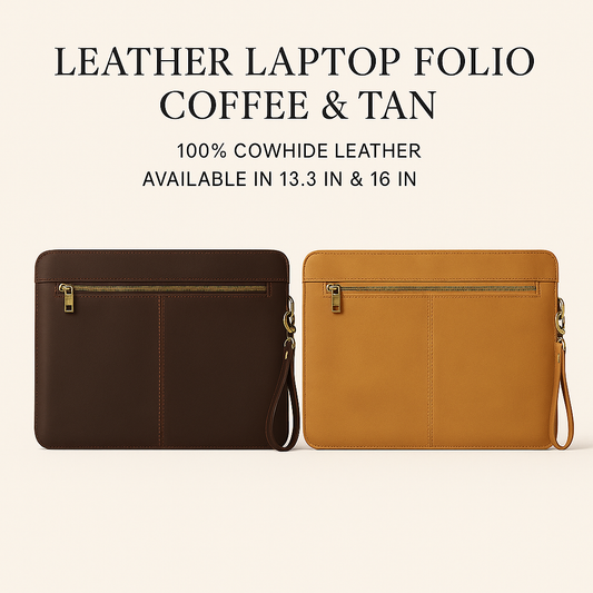 Exquisite luxury leather Folio Case showcasing premium craftsmanship and timeless elegance