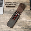 The Wexford Leather Pen & Pencil Case – 3 Slot with Removable Tray.