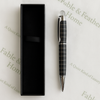 Luxury metal finish ballpoint pen, eco-friendly refillable twist-action pen, premium writing instrument for professionals