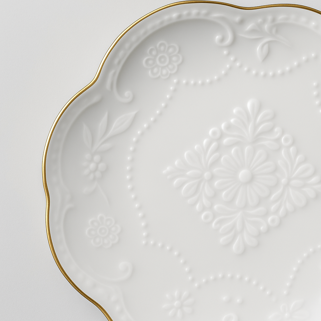 Luxury dessert plate set from Fable & Feather Home