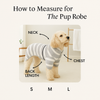 Post-bath dog robe for small to medium dogs — Fable & Feather Home