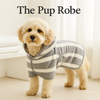 Super absorbent dog bathrobe designed for quick-dry comfort and luxury pet spa experience