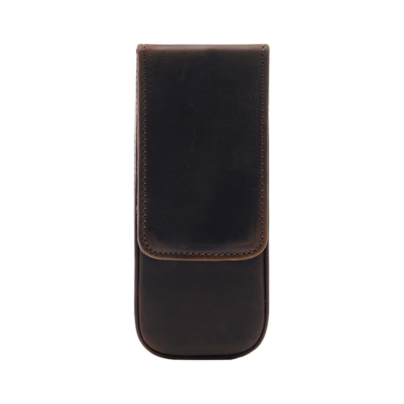 The Wexford Leather Pen & Pencil Case – 3 Slot with Removable Tray.
