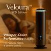 Veloura luxury LED scent diffuser black with remote control, modern waterless fragrance diffuser for elegant home ambiance