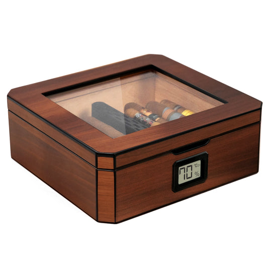 The MAG Desktop Humidor – Walnut Finish.