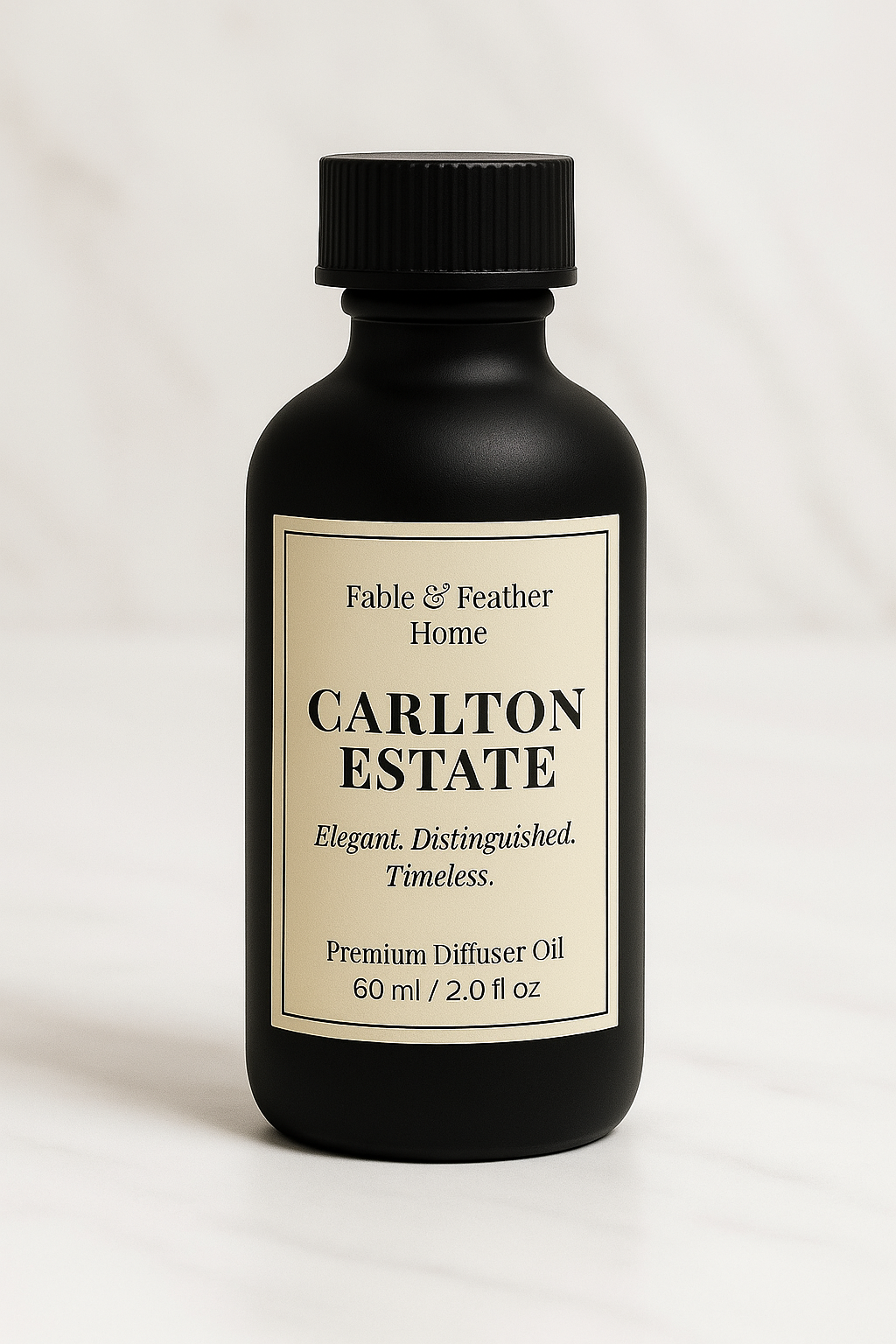 Carlton Estate Premium Diffuser Oil with hotel-inspired mahogany, leather, and amber luxury scent