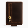 RFID leather card holder in slim minimalist wallet design, The Hawthorne pop-up card case for luxury essentials
