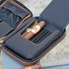 Flint Leather Travel Cigar Case – Brown.